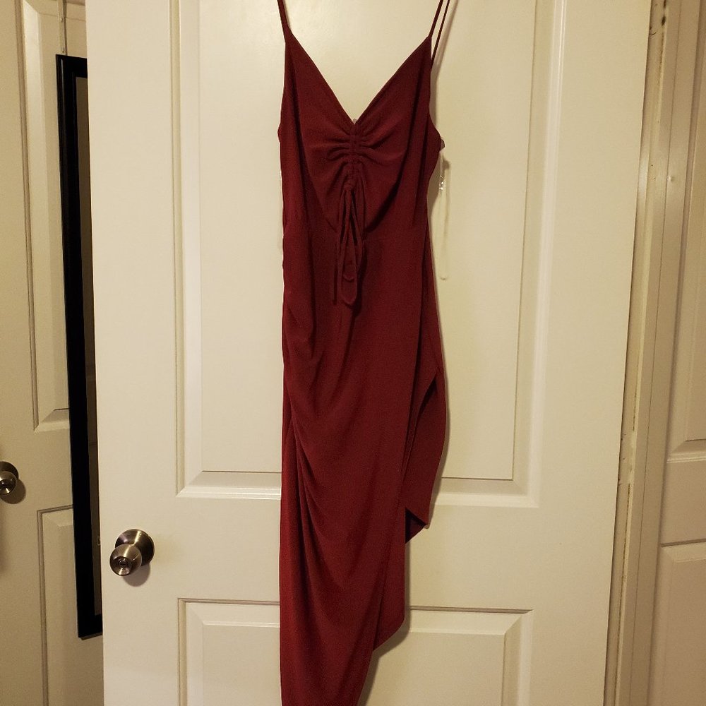 A'GACI Cut Out Origami Dress